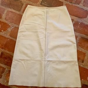 Vintage Banana Republic Bone Leather Skirt SIZE 0